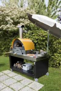 Alfa Ciao Holzbefeuerter Outdoor-Pizzaofen