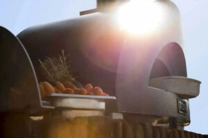 Alfa Nano Aufsatz-Pizzaofen mit Holzofen, Kupfer – Bild 12