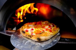 Alfa Nano Aufsatz-Pizzaofen mit Holzofen, Kupfer – Bild 15