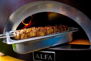 Alfa Nano Aufsatz-Pizzaofen mit Holzofen, Kupfer – Bild 14
