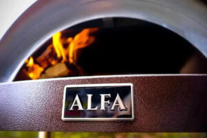 Alfa Nano Aufsatz-Pizzaofen mit Holzofen, Kupfer – Bild 6