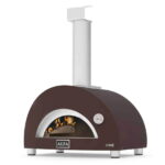 Alfa Nano Aufsatz-Pizzaofen mit Holzofen, Kupfer – Bild 2