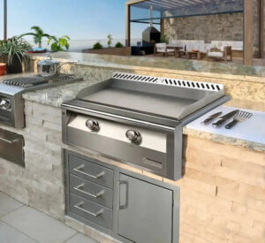 Alfresco 30" Built-In Dual-Zone Gas Griddle – Bild 4