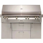 Alfresco ALXE 56-Zoll-Gasgrill auf Wagen