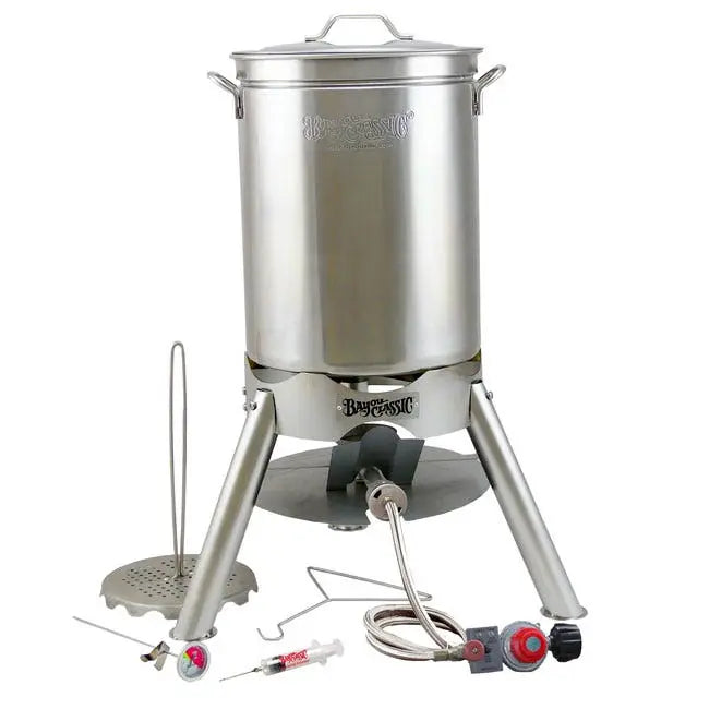 bayou-classic-44qt-stainless-steel-turkey-fryer-kit-deep-fryers-55002995491093.jpg Bayou Classic 44qt Stainless Steel Turkey Fryer Kit – Bild 1