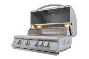 Blaze Premium 4-Brenner LTE+ Marine Grade 32" Einbau-Gasgrill mit hinterem Infrarotbrenner, BLZ-4LTE3MG – Bild 4