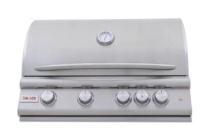 Blaze Premium 4-Brenner LTE+ Marine Grade 32" Einbau-Gasgrill mit hinterem Infrarotbrenner, BLZ-4LTE3MG