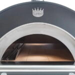 Clementi Pulcinella 100x80 Kupfer-Pizzaofen auf Ständer