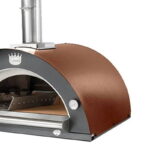 Clementi Pulcinella 100x80 Kupfer-Pizzaofen auf Ständer