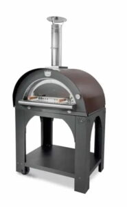 Clementi Pulcinella 100x80 Kupfer-Pizzaofen auf Ständer