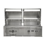 Coyote 50" Hybrid-Einbau-Gas- und Holzkohlegrill