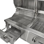 Coyote 50" Hybrid-Einbau-Gas- und Holzkohlegrill