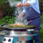 Auf einem Wagen montierter Flat-Top-Gasgrill der EVO Professional-Serie – Bild 3