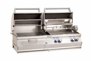 Fire Magic Aurora A830i integrierter Gas- und Holzkohle-Kombinationsgrill – Bild 2