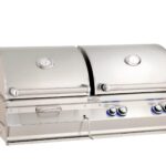 Fire Magic Aurora A830i integrierter Gas- und Holzkohle-Kombinationsgrill