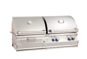 Fire Magic Aurora A830i integrierter Gas- und Holzkohle-Kombinationsgrill