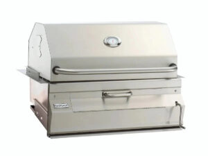 Fire Magic integrierter 30-Zoll-Holzkohlegrill aus Edelstahl