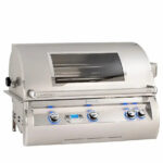 Fire Magic Echelon Diamond E790i, 36-Zoll-Einbau-Gasgrill mit digitalem Thermometer und magischem Fenster, Erdgas