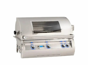 Fire Magic Echelon Diamond E790i, 36-Zoll-Einbau-Gasgrill mit digitalem Thermometer und magischem Fenster, Erdgas