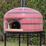 Forno Bravo Vesuvio Holzofen, mit dekorativem Ständer