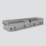 Fusion GFE160 Teppanyaki-Grillplatte aus Edelstahl mit 4 Brennern – Bild 2