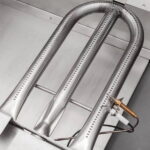 Fusion GFE75 Teppanyaki-Grillplatte aus Edelstahl mit 2 Brennern – Bild 2