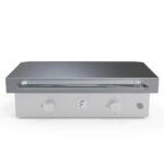 Fusion GFE75 Teppanyaki-Grillplatte aus Edelstahl mit 2 Brennern – Bild 3