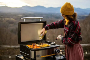 Halo Elite 1B Outdoor-Grillplatte mit zwei Zonen und einem Brenner – Bild 2