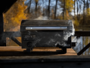 Halo Prime 300 Pelletgrill auf der Arbeitsplatte – Bild 2