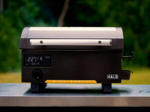 Halo Prime 300 Pelletgrill auf der Arbeitsplatte – Bild 8