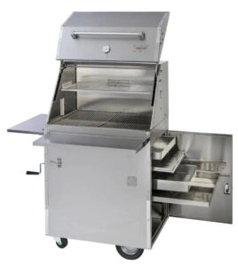 Hasty-Bake 357 PRO Edelstahl-Holzkohlegrill – Bild 3