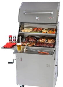 Hasty-Bake 357 PRO Edelstahl-Holzkohlegrill – Bild 15