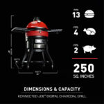 Kamado Joe Konnected Joe – 18-Zoll-Holzkohlegrill mit WLAN
