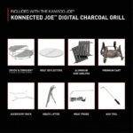 Kamado Joe Konnected Joe – 18-Zoll-Holzkohlegrill mit WLAN