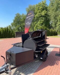Mobiler BBQ Smoker-Anhänger XL Offset-Smoker – Bild 1