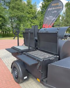 Mobiler BBQ Smoker-Anhänger XL Offset-Smoker – Bild 2