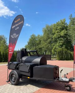 Mobiler BBQ Smoker-Anhänger XL Offset-Smoker – Bild 4