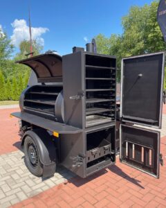 Mobiler BBQ Smoker-Anhänger XL Offset-Smoker – Bild 8