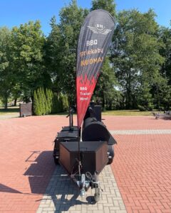 Mobiler BBQ Smoker-Anhänger XL Offset-Smoker – Bild 9