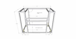 Napoleon BI32 500-Serie Gas-BBQ-Grillinsel mit 30x19 Doppelzugangstüren – Bild 3