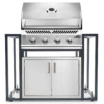 Napoleon BI32 500-Series Gas BBQ Grill Island with 30x19 Double Access Doors
