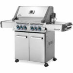 Napoleon Grills Prestige 500 Gasgrill mit Infrarot-Seiten- und Heckbrennern, Edelstahl