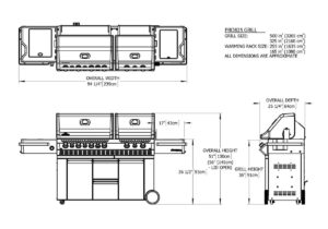 Napoleon Grills Prestige PRO 825 Gasgrill mit Infrarot-Heck- und Seitenbrennern, PRO 825 RSBI-3 – Bild 25