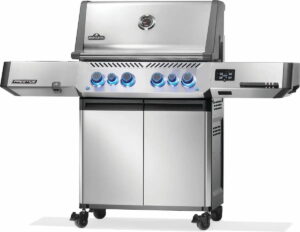 Napoleon Prestige 500 Connected Gas BBQ Grill mit Infrarot-Seiten- und Heckbrenner, Edelstahl – Bild 3