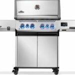 Napoleon Prestige 500 Connected Gas BBQ Grill with Infrared Side & Rear Burner, Stainless Steel