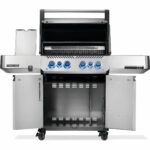 Napoleon Prestige 500 Gasgrill mit Infrarot-Seiten- und Heckbrenner, Edelstahl – Bild 4