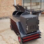 Offset Smoker Grill Trolley Deluxe Double Chamber – Image 6