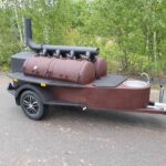 Reverse-Flow Smoker-Anhänger mit Spüle – Bild 1