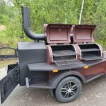 Reverse-Flow Smoker-Anhänger mit Spüle – Bild 10