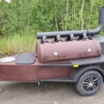 Reverse-Flow Smoker-Anhänger mit Spüle – Bild 2
